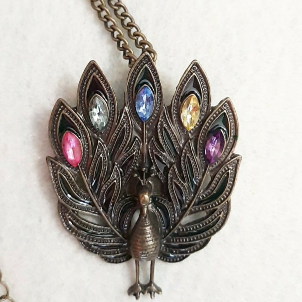 PEACOCK NECKLACE